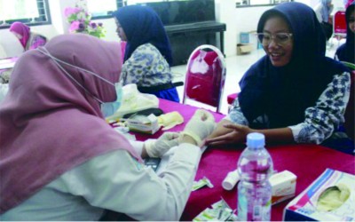 KEGIATAN SCREENING KESEHATAN OLEH UPTD PUSKESMAS KANIGARAN